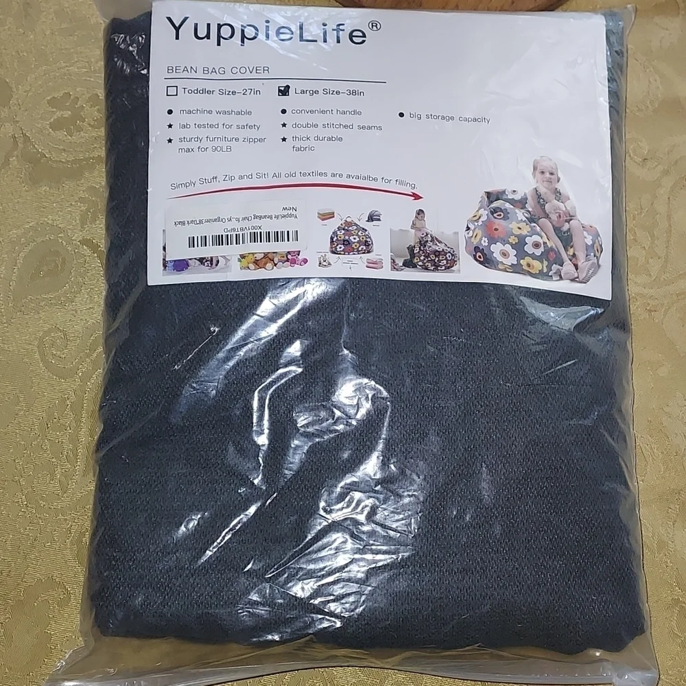 Yuppielife bean cover only! New size L  - 38 in